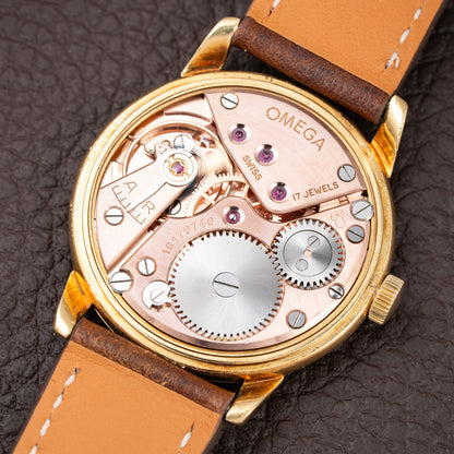 Omega Trésor Dress Watch Sub Seconds 18K Yellow Gold Ref. 2894 from 1958