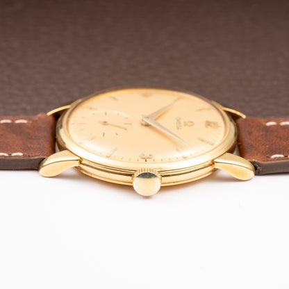 Omega Trésor Dress Watch Sub Seconds 18K Yellow Gold Ref. 2894 from 1958