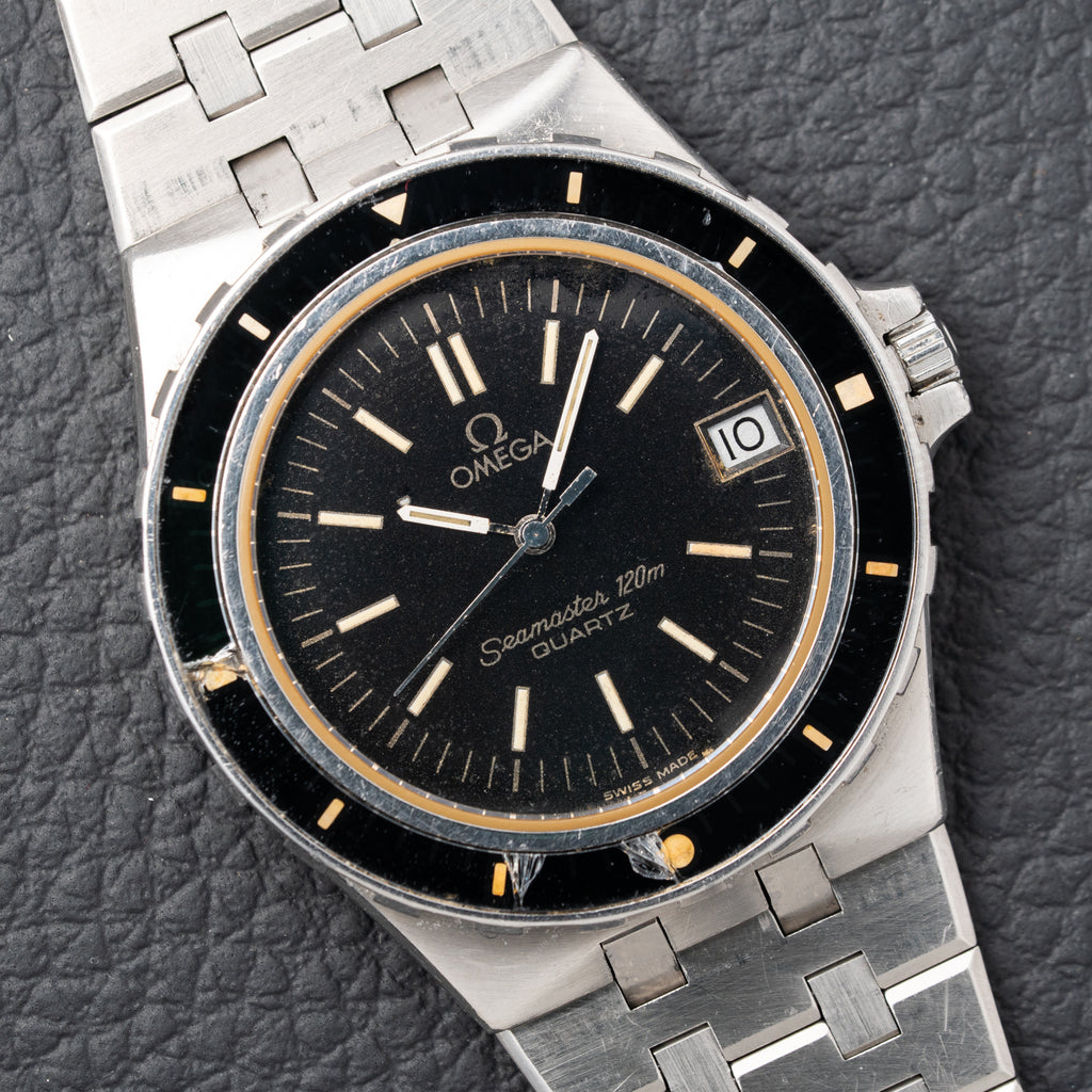 Omega 120M Jaques Mayol Plongeur de Luxe Ref 396.0900 from 1980