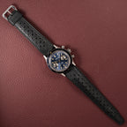 Orator Aqua Long Scuba Diver Chronograph Blue 20 ATM Ref 2501 from 1960s