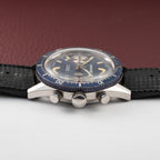 Orator Aqua Long Scuba Diver Chronograph Blue 20 ATM Ref 2501 from 1960s