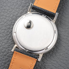 Patek Philippe Automatic Back-Winder Sigma Dial 18K White Gold Bark Finish Ref. 3569 from 1970s