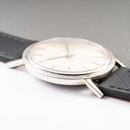 Patek Philippe Automatic Back-Winder Sigma Dial 18K White Gold Bark Finish Ref. 3569 from 1970s