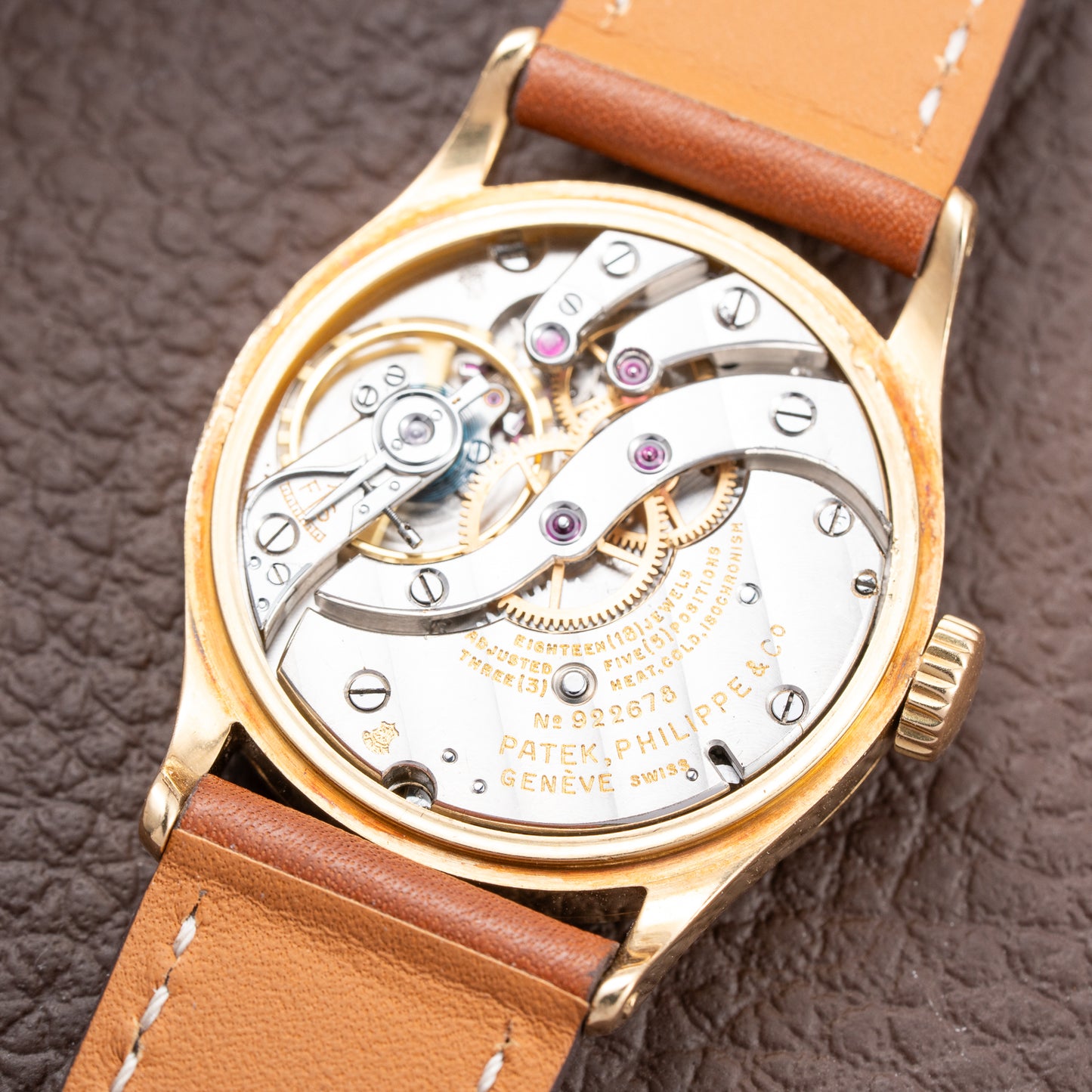 Patek Philippe Calatrava 18k Yellow Gold Ref. 96 from 1950s