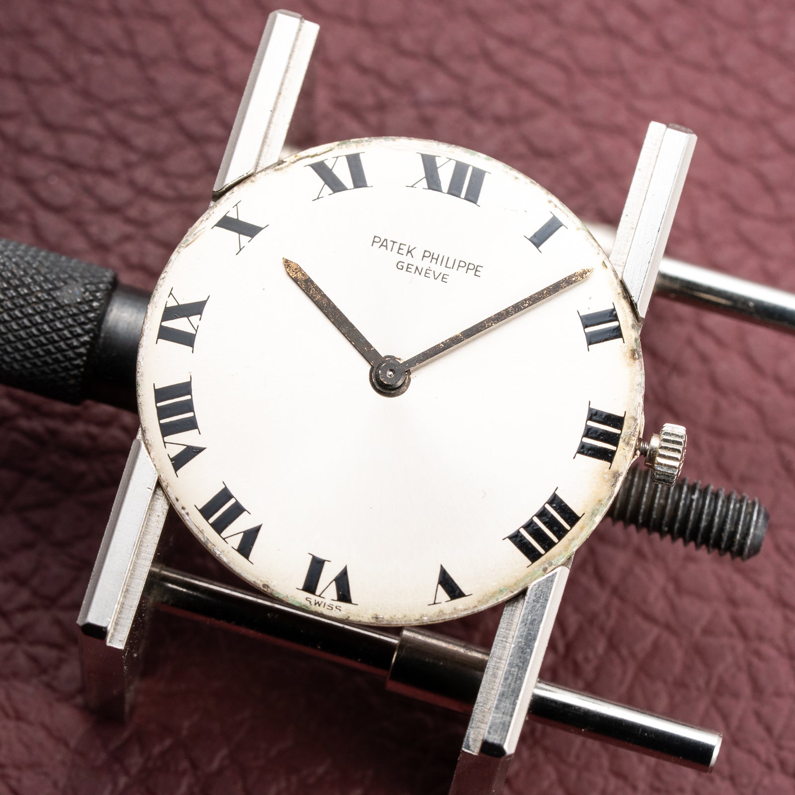 Patek Philippe Calatrava Ultra-Thin White Gold 18k Roman Dial Ref. 3512 from 1970s