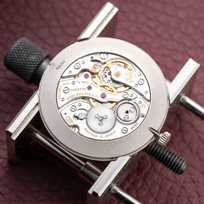Patek Philippe Calatrava Ultra-Thin White Gold 18k Roman Dial Ref. 3512 from 1970s