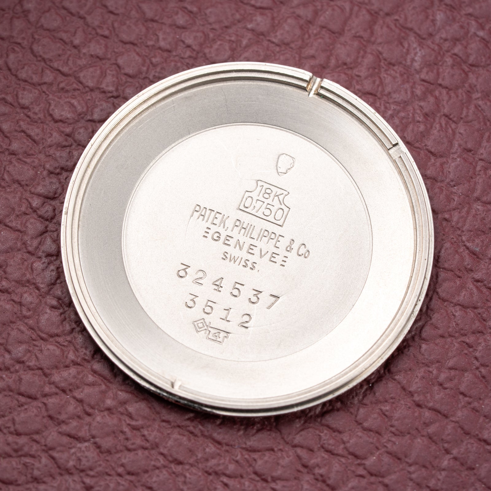 Patek Philippe Calatrava Ultra-Thin White Gold 18k Roman Dial Ref. 3512 from 1970s