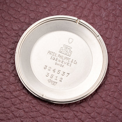 Patek Philippe Calatrava Ultra-Thin White Gold 18k Roman Dial Ref. 3512 from 1970s