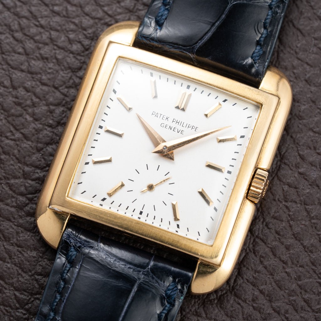 Patek Philippe Cioccolatone Square 18K Yellow Gold with Extract Ref. 2486 from 1954