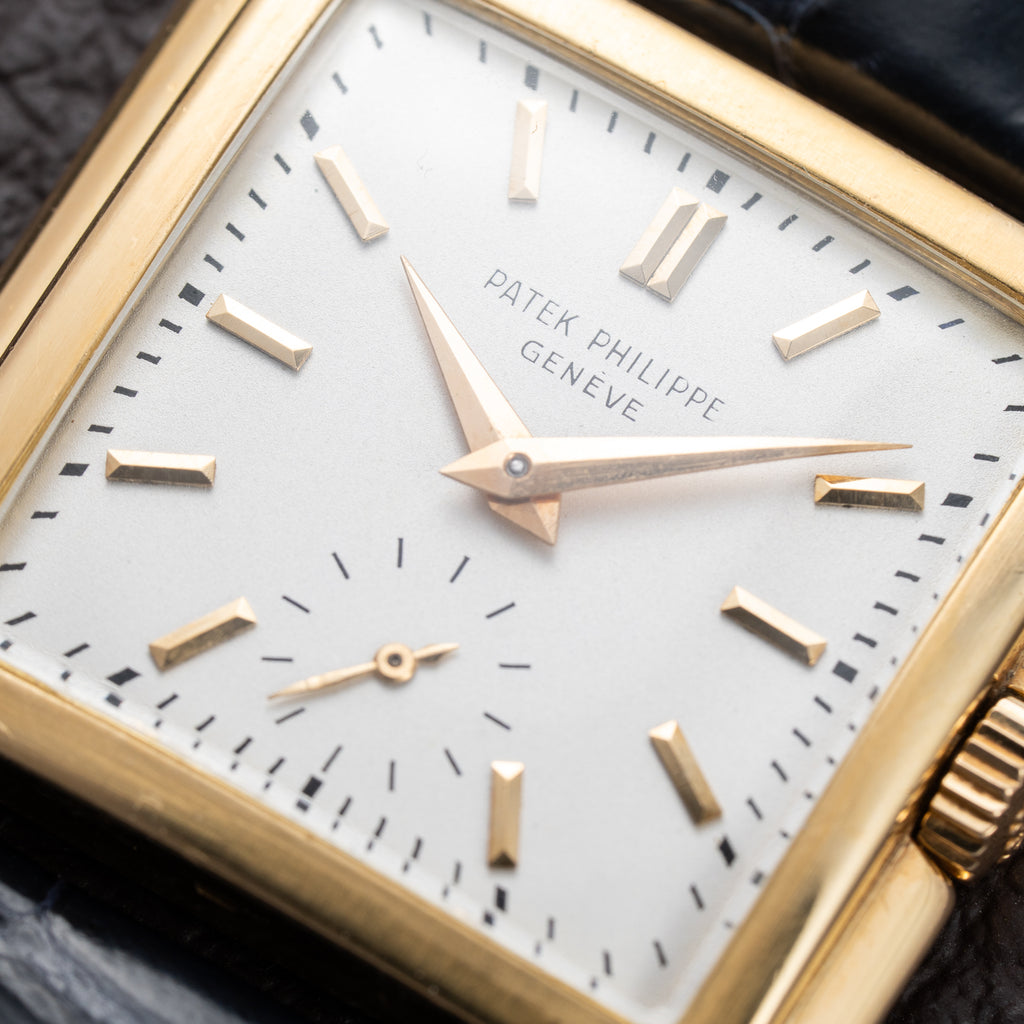 Patek Philippe Cioccolatone Square 18K Yellow Gold with Extract Ref. 2486 from 1954