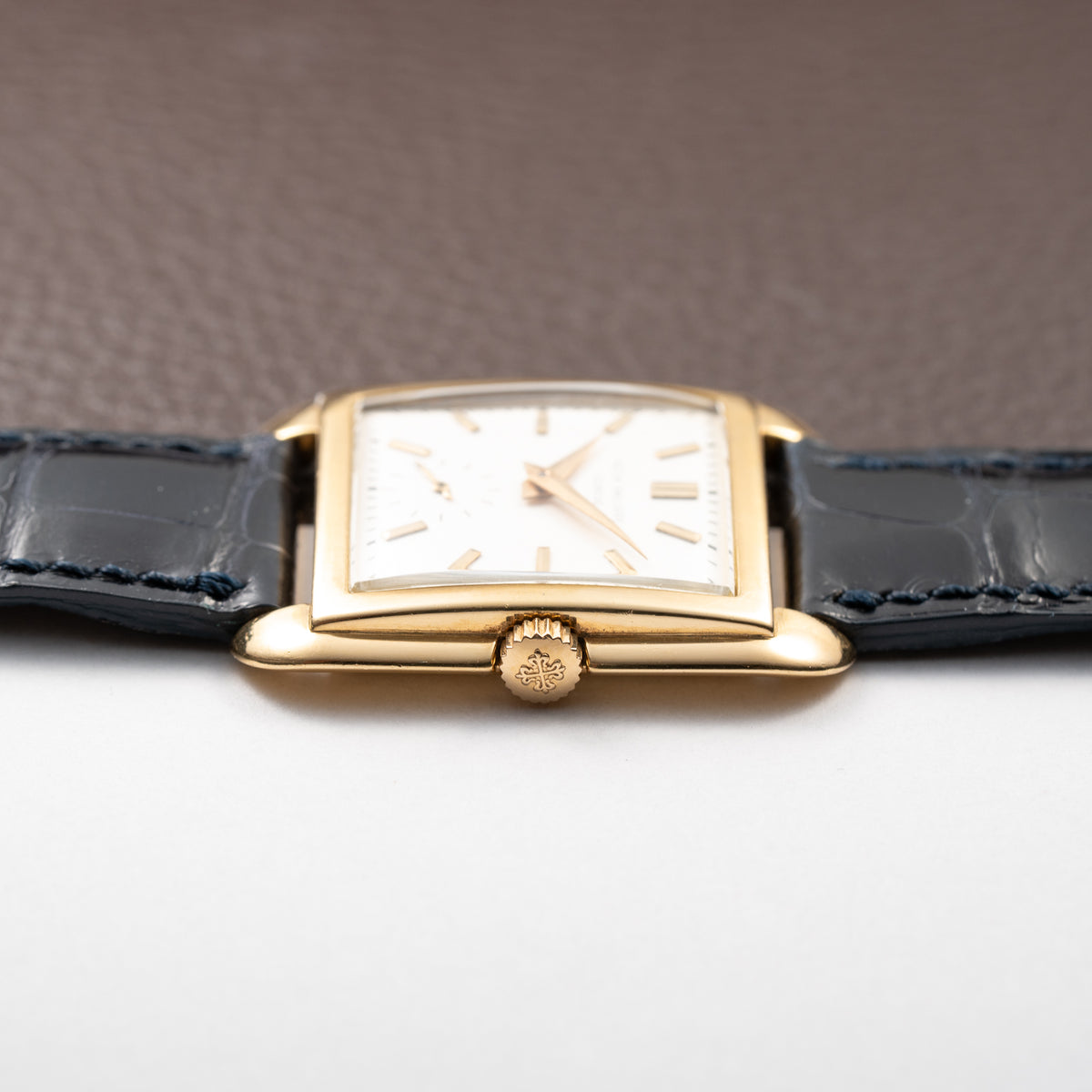 Patek Philippe Cioccolatone Square 18K Yellow Gold with Extract Ref. 2486 from 1954