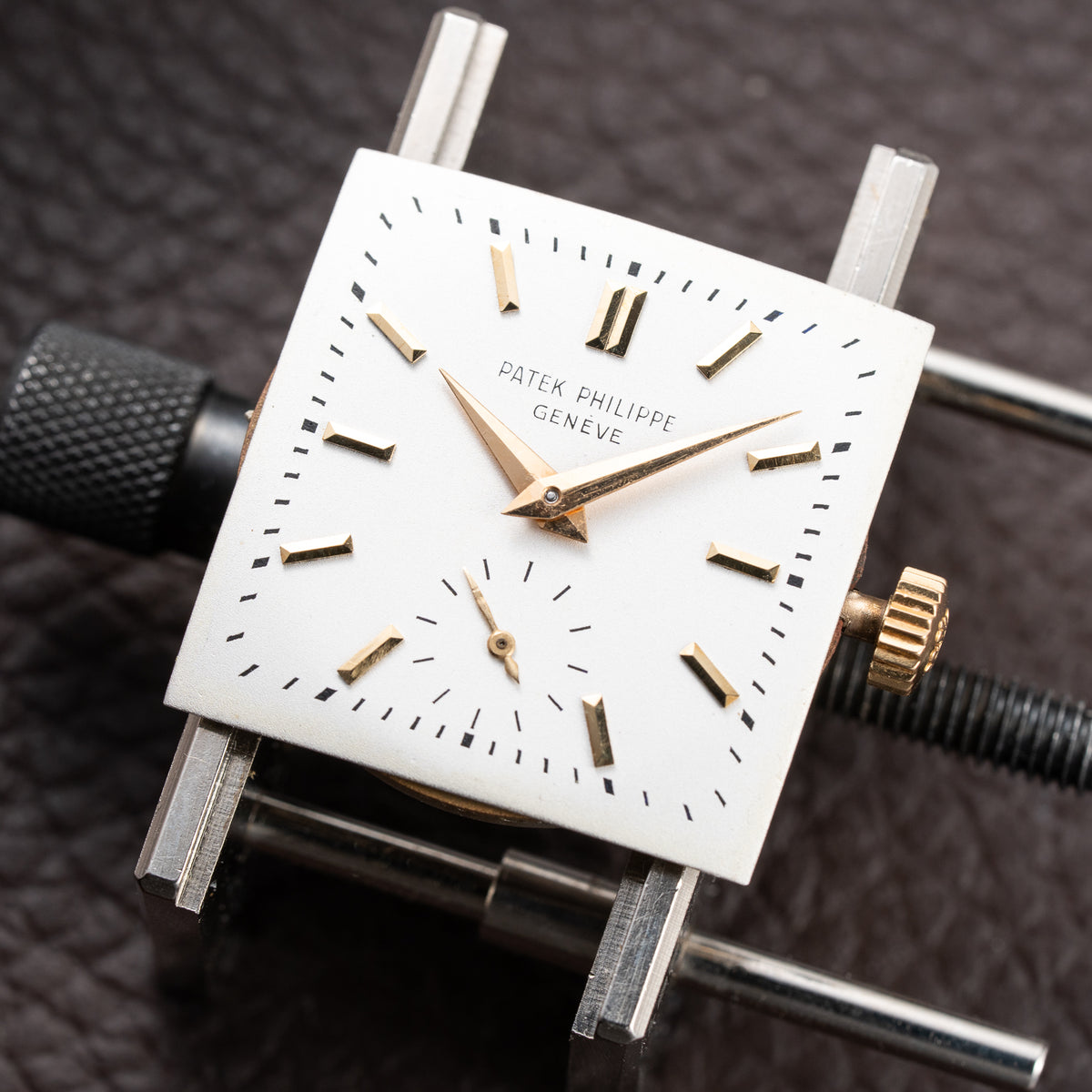 Patek Philippe Cioccolatone Square 18K Yellow Gold with Extract Ref. 2486 from 1954