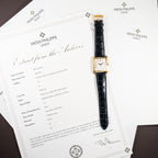 Patek Philippe Cioccolatone Square 18K Yellow Gold with Extract Ref. 2486 from 1954