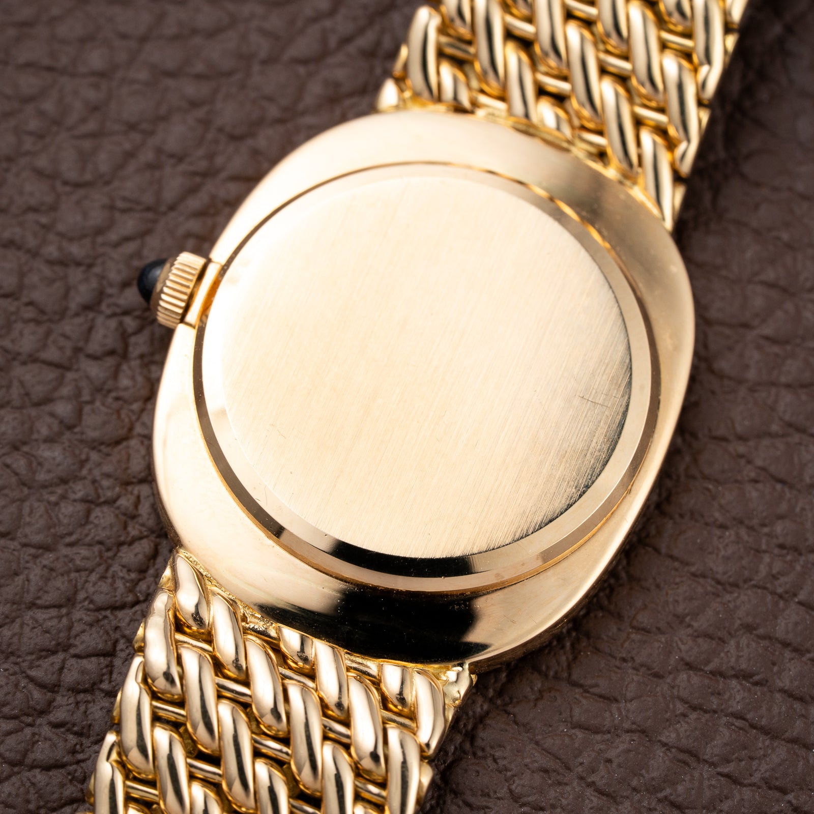 Patek Philippe Ellipse 18K Blue Dial Diamond Set Ref. 3849 from 1970s