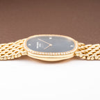 Patek Philippe Ellipse 18K Blue Dial Diamond Set Ref. 3849 from 1970s