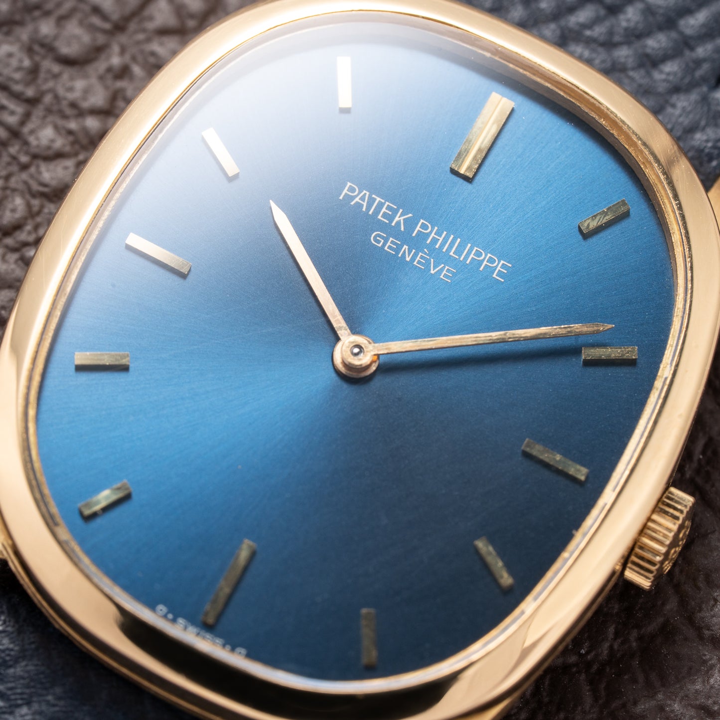 Patek Philippe Ellipse Blue Dial Ref 3546 from 1970s