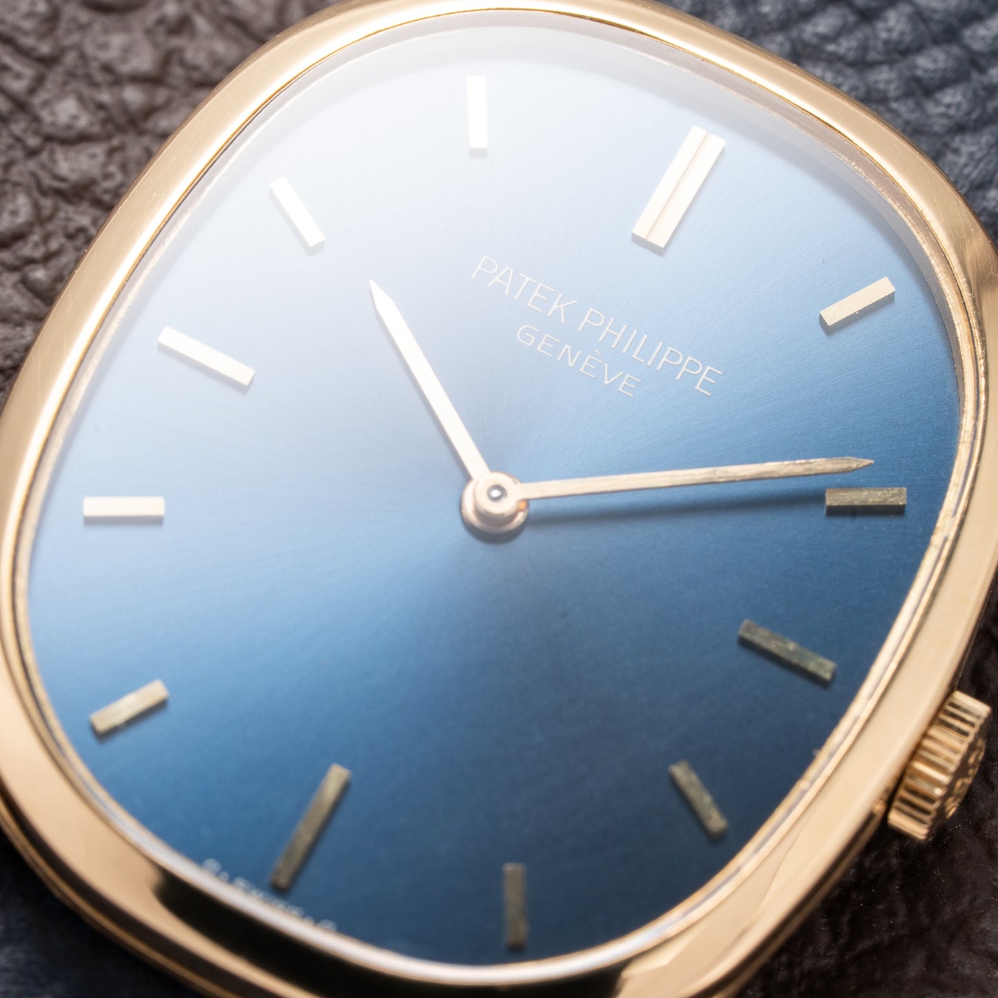Patek Philippe Ellipse Blue Dial Ref 3546 from 1970s