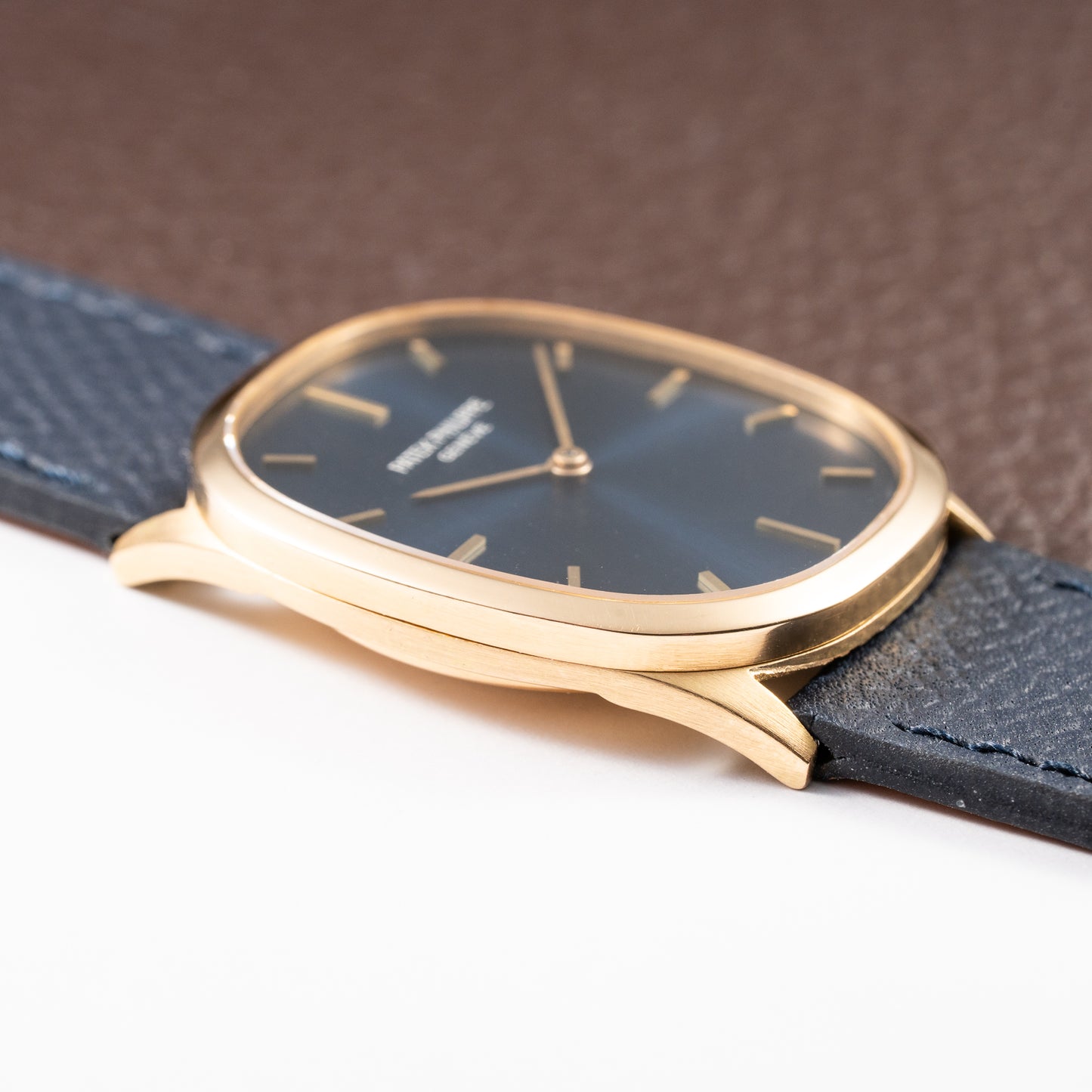 Patek Philippe Ellipse Blue Dial Ref 3546 from 1970s