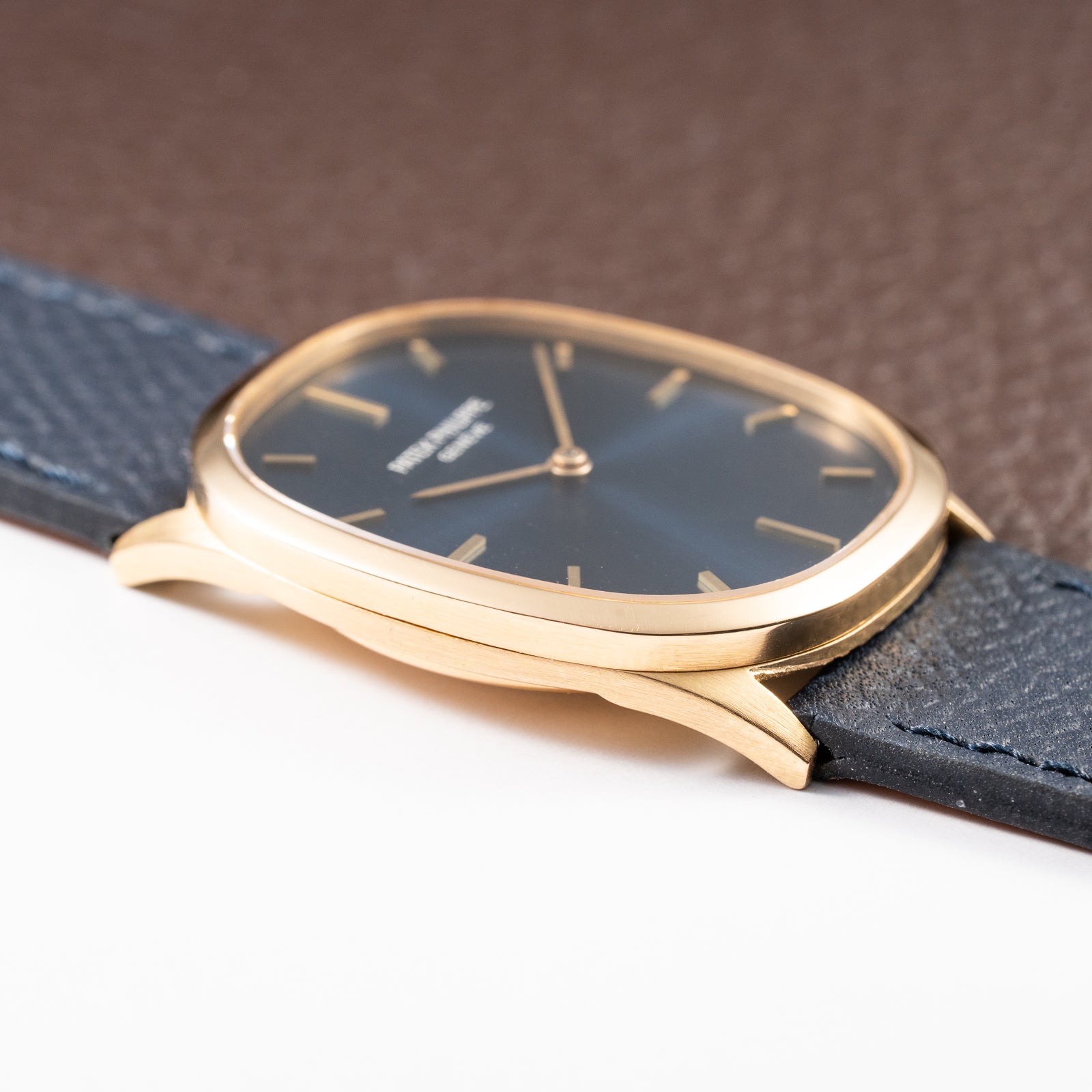 Patek Philippe Ellipse Blue Dial Ref 3546 from 1970s