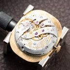 Patek Philippe Ellipse Champagne Textured Roman Dial 18K Yellow Gold Ref 3546 from 1970s