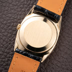 Patek Philippe Ellipse Champagne Textured Roman Dial 18K Yellow Gold Ref 3546 from 1970s