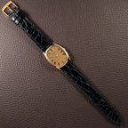 Patek Philippe Ellipse Champagne Textured Roman Dial 18K Yellow Gold Ref 3546 from 1970s