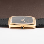 Patek Philippe Ellipse Onyx Black Dial 18k Yellow Gold Ref. 3632 from 1980s