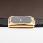 Patek Philippe Ellipse Onyx Black Dial 18k Yellow Gold Ref. 3632 from 1980s