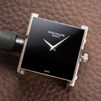 Patek Philippe Gondolo Black Onyx Stone Haute Joaillerie Diamond Case & Bracelet 18k White Gold Ref 3733 From 1970s