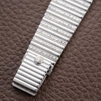 Patek Philippe Gondolo Black Onyx Stone Haute Joaillerie Diamond Case & Bracelet 18k White Gold Ref 3733 From 1970s