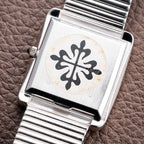 Patek Philippe Gondolo Black Onyx Stone Haute Joaillerie Diamond Case & Bracelet 18k White Gold Ref 3733 From 1970s