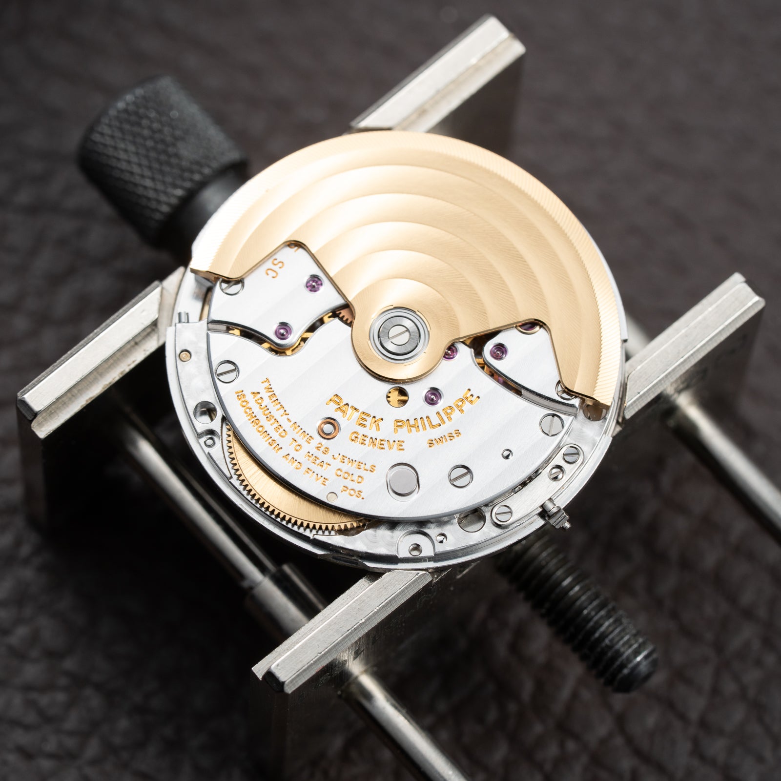 Patek Philippe Nautilus Blue Sigma Dial 18K Yellow Gold Patek Philippe Service 2020 Ref 3800 from 1990