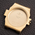Patek Philippe Nautilus Blue Sigma Dial 18K Yellow Gold Patek Philippe Service 2020 Ref 3800 from 1990