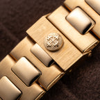 Patek Philippe Nautilus Blue Sigma Dial 18K Yellow Gold Patek Philippe Service 2020 Ref 3800 from 1990