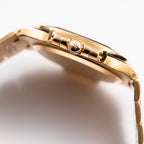 Patek Philippe Nautilus Blue Sigma Dial 18K Yellow Gold Patek Philippe Service 2020 Ref 3800 from 1990