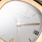 Patek Philippe Nautilus Gold/Steel White Cream Ceramic Sigma Dial Ref 3800 from 1980s