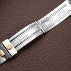 Patek Philippe Nautilus Gold/Steel White Cream Ceramic Sigma Dial Ref 3800 from 1980s