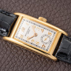 Patek Philippe Tank Oversize “Breguet Numerals” 18K Yellow Gold Ref. 469 from 1937