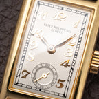 Patek Philippe Tank Oversize “Breguet Numerals” 18K Yellow Gold Ref. 469 from 1937