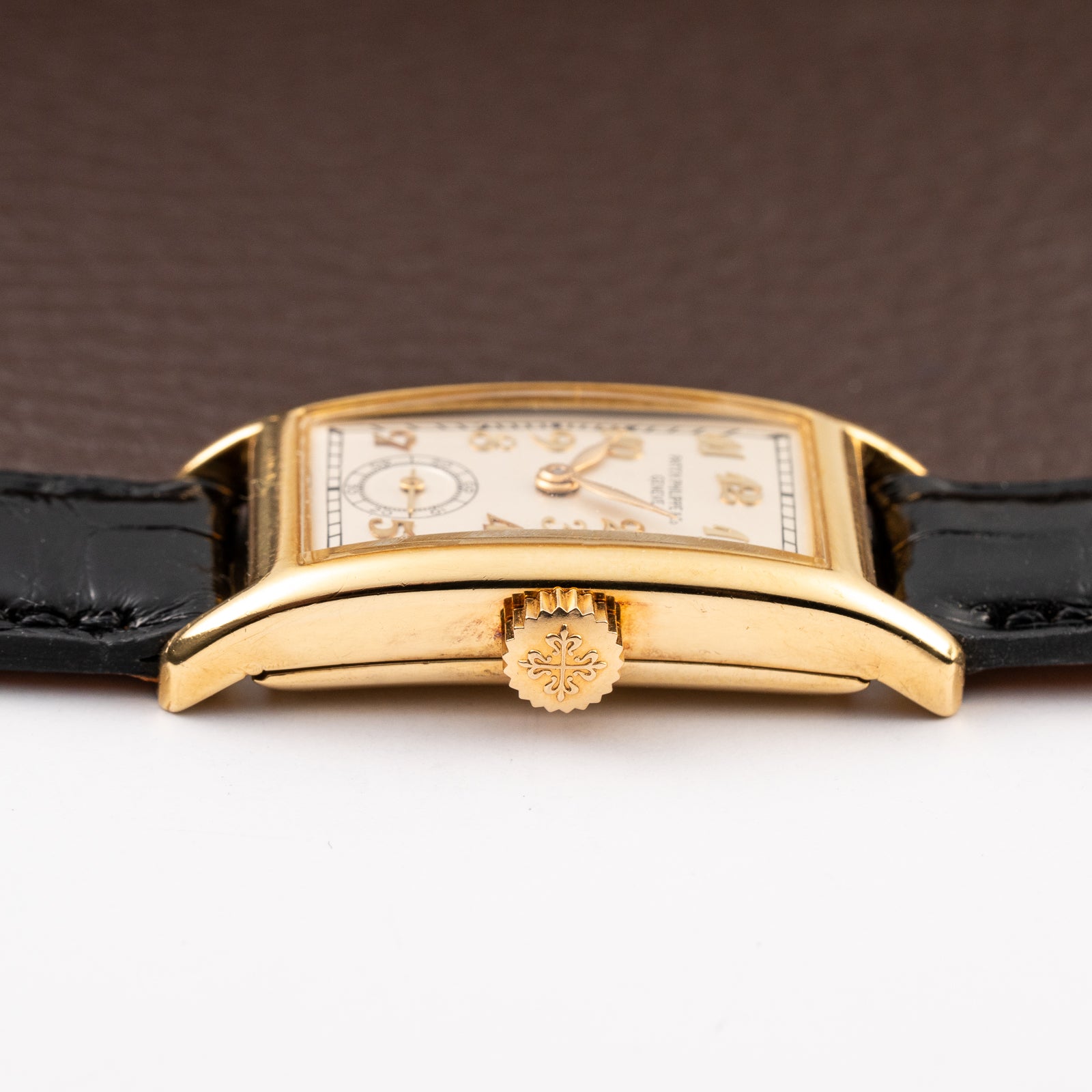 Patek Philippe Tank Oversize “Breguet Numerals” 18K Yellow Gold Ref. 469 from 1937