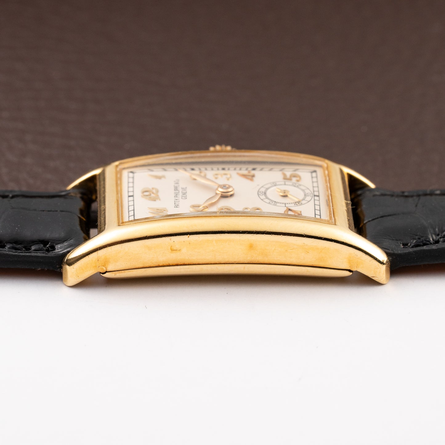 Patek Philippe Tank Oversize “Breguet Numerals” 18K Yellow Gold Ref. 469 from 1937