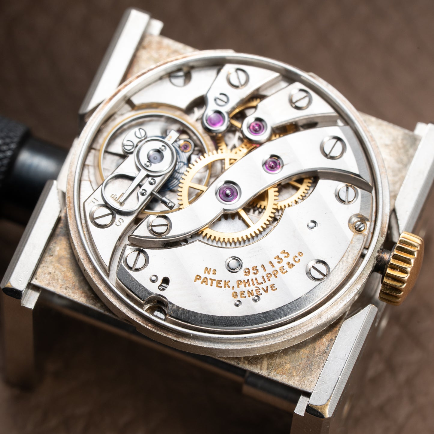 Patek Philippe Square Tank 18K Yellow Gold Ref 1483 from 1948