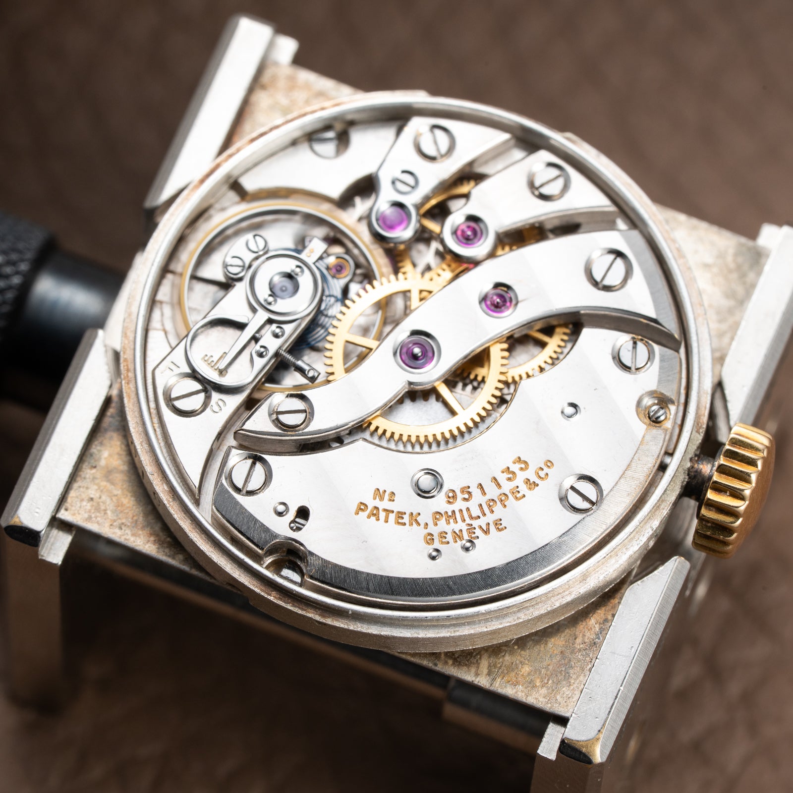Patek Philippe Square Tank 18K Yellow Gold Ref 1483 from 1948