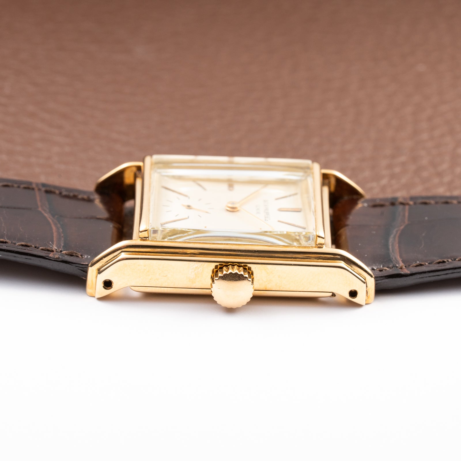 Patek Philippe Square Tank 18K Yellow Gold Ref 1483 from 1948