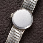 Patek Philippe Calatrava Lady Cocktail Watch White Gold 18k Blue Dial Ref 3266 from 1960s