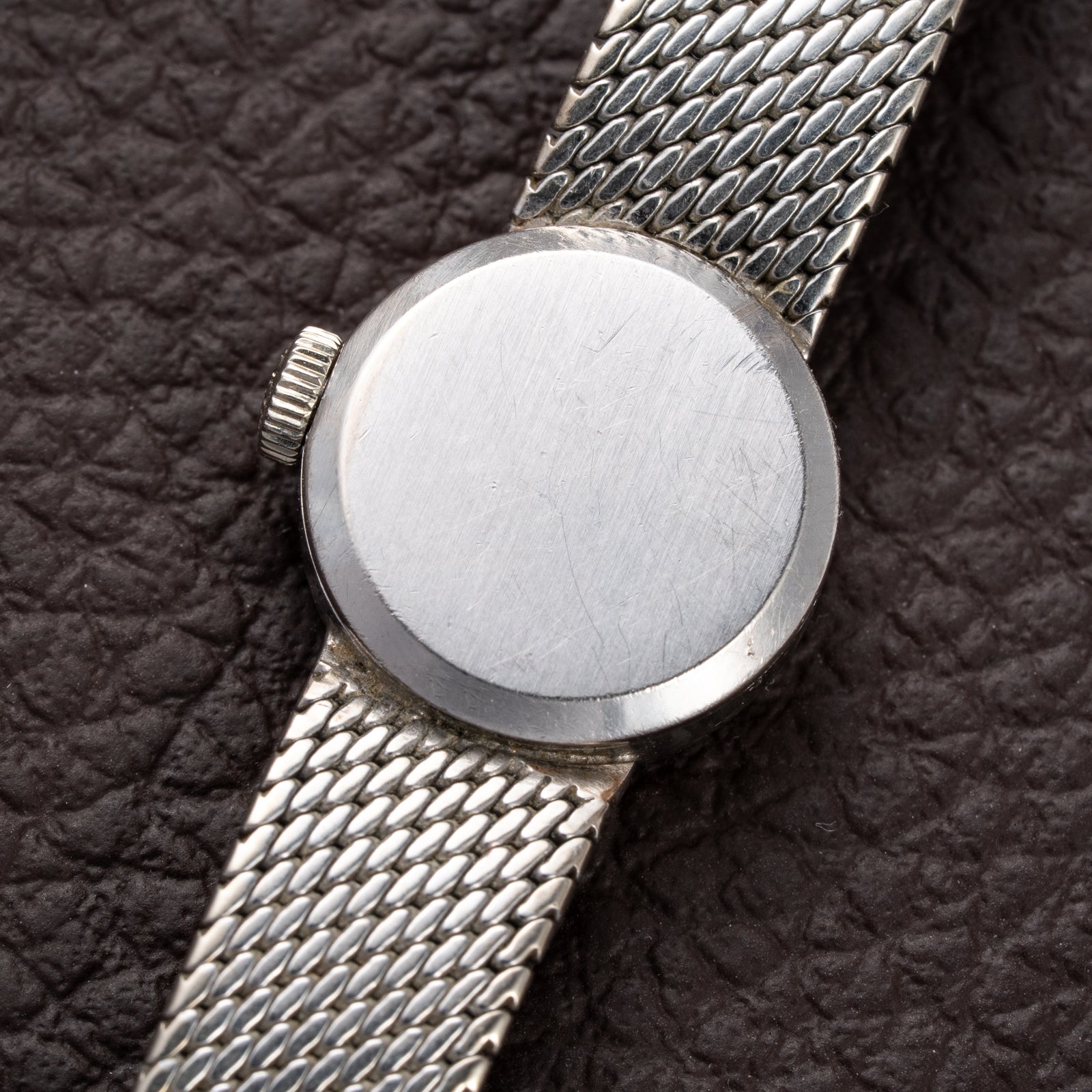 Patek Philippe Calatrava Lady Cocktail Watch White Gold 18k Blue Dial Ref 3266 from 1960s