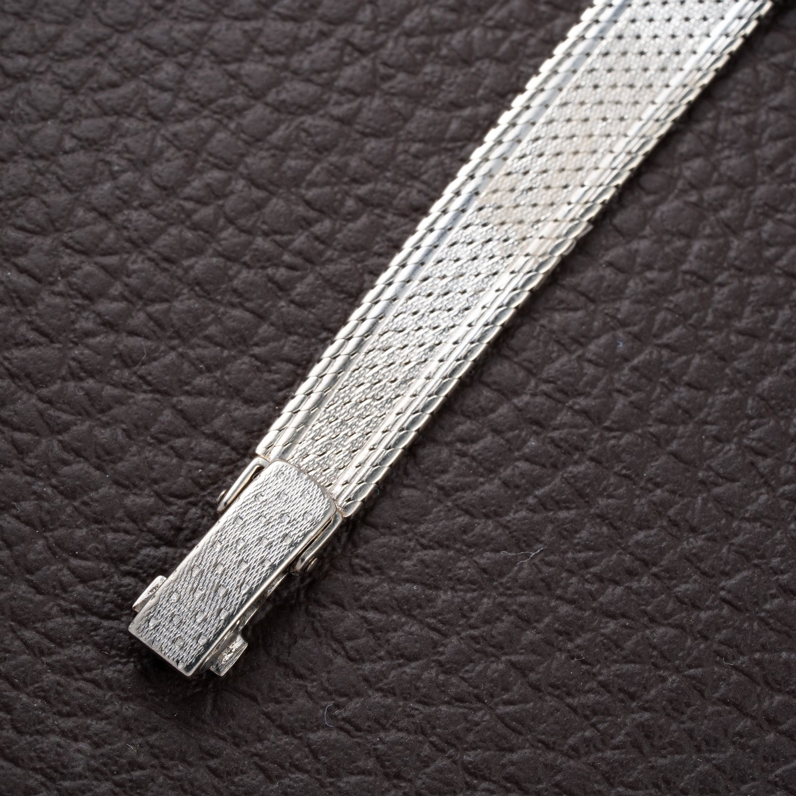 Patek Philippe Calatrava Lady Cocktail Watch White Gold 18k Blue Dial Ref 3266 from 1960s