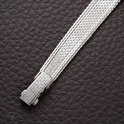 Patek Philippe Calatrava Lady Cocktail Watch White Gold 18k Blue Dial Ref 3266 from 1960s