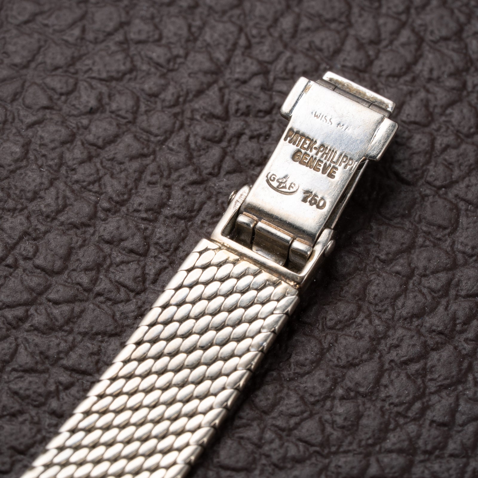 Patek Philippe Calatrava Lady Cocktail Watch White Gold 18k Blue Dial Ref 3266 from 1960s