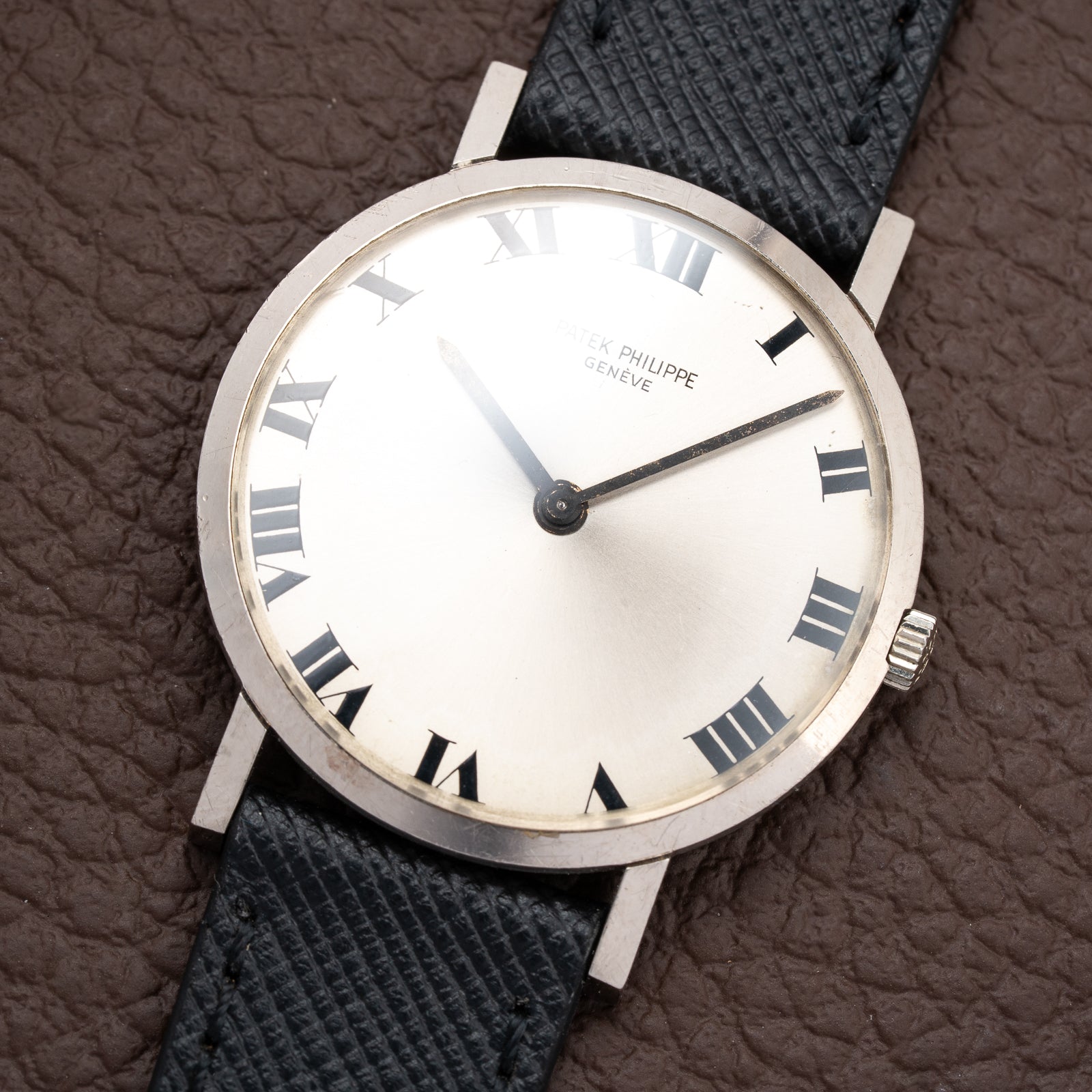 Patek Philippe Calatrava Ultra-Thin White Gold 18k Roman Dial Ref. 3512 from 1970s